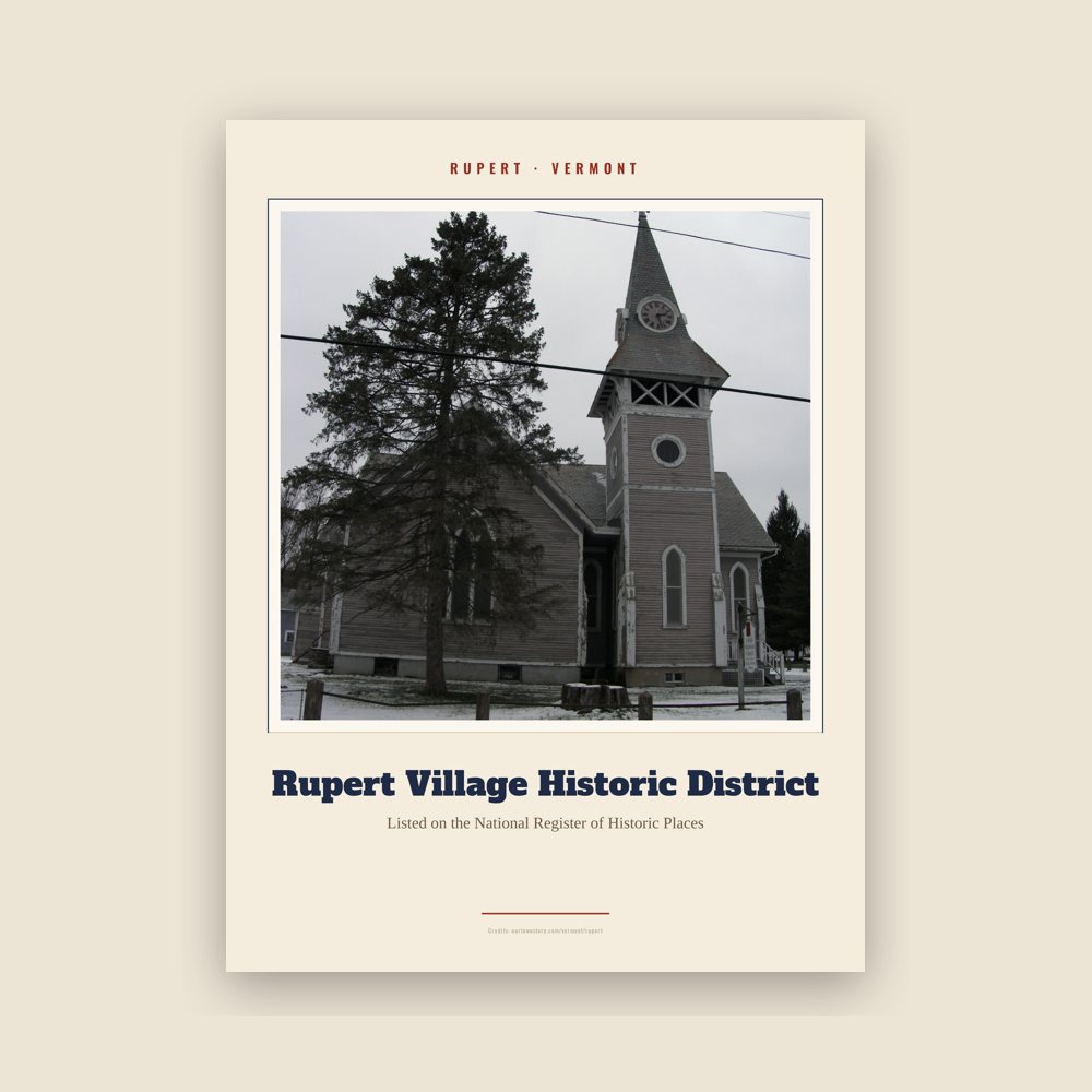 Rupert Rupert Village Historic District Landmark Print