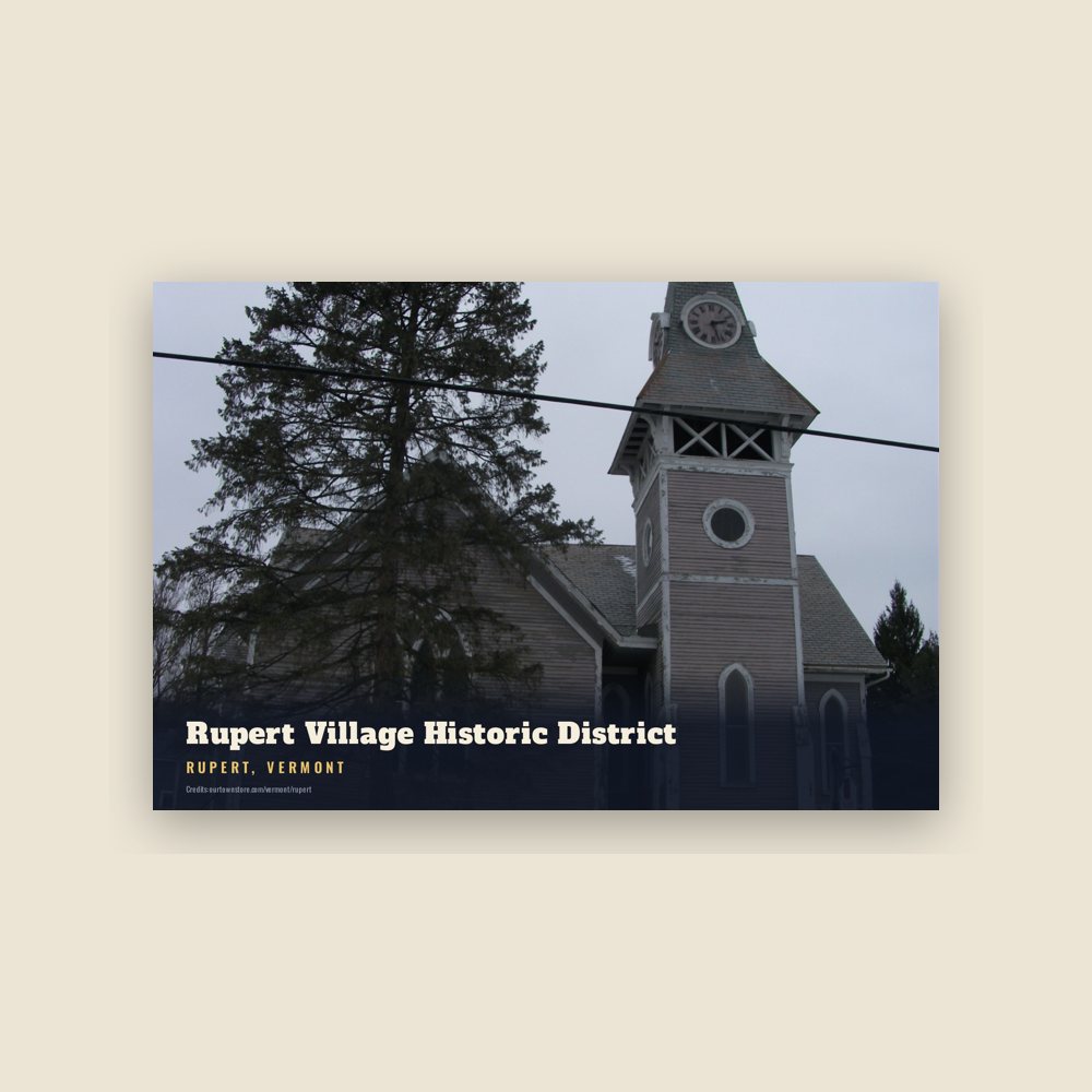 Rupert Rupert Village Historic District Postcard