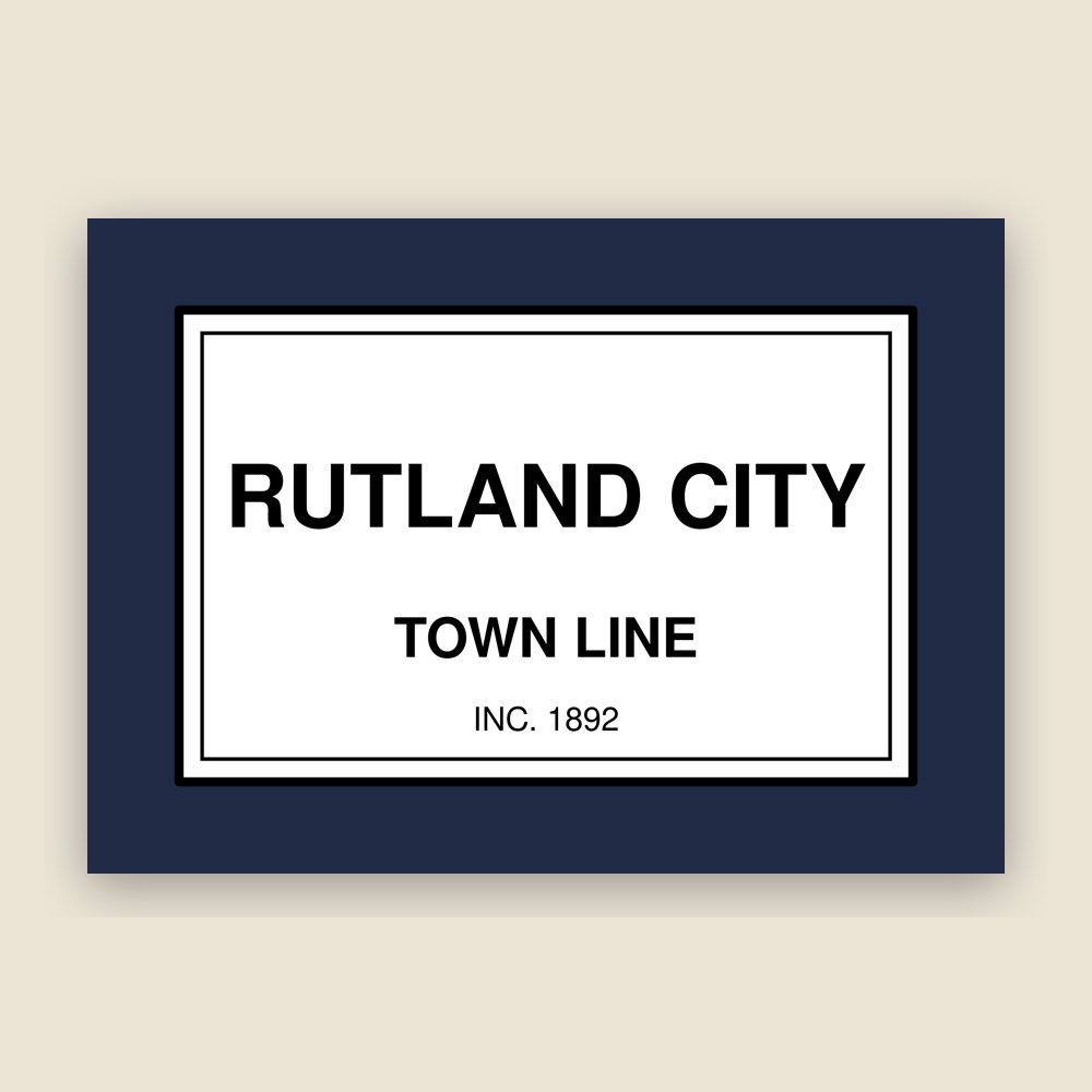 Rutland City Cork Coaster