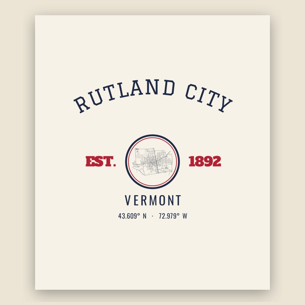 Rutland City Hometown Ornament
