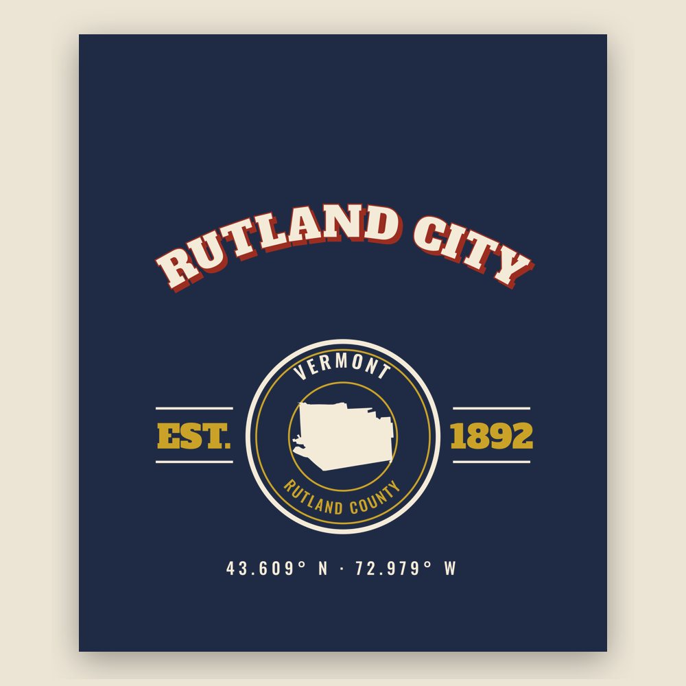 Rutland City Est. Tee