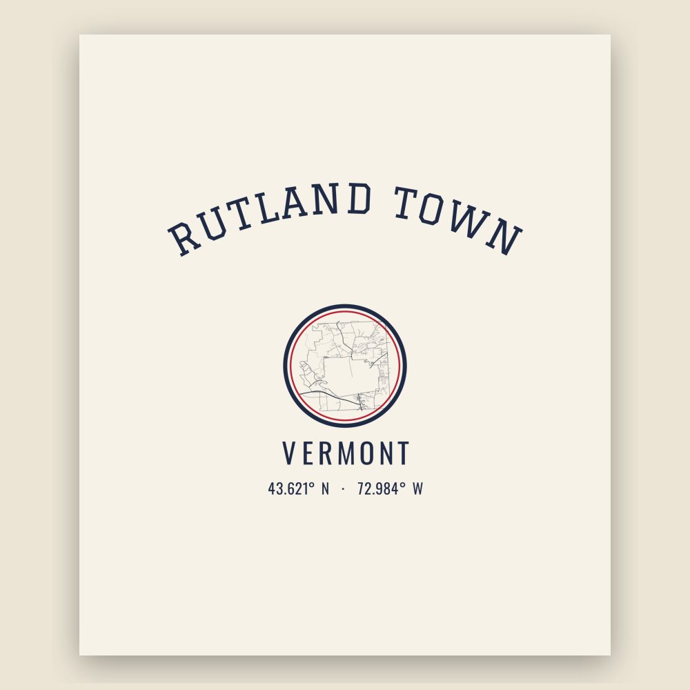 Rutland Town Hometown Ornament