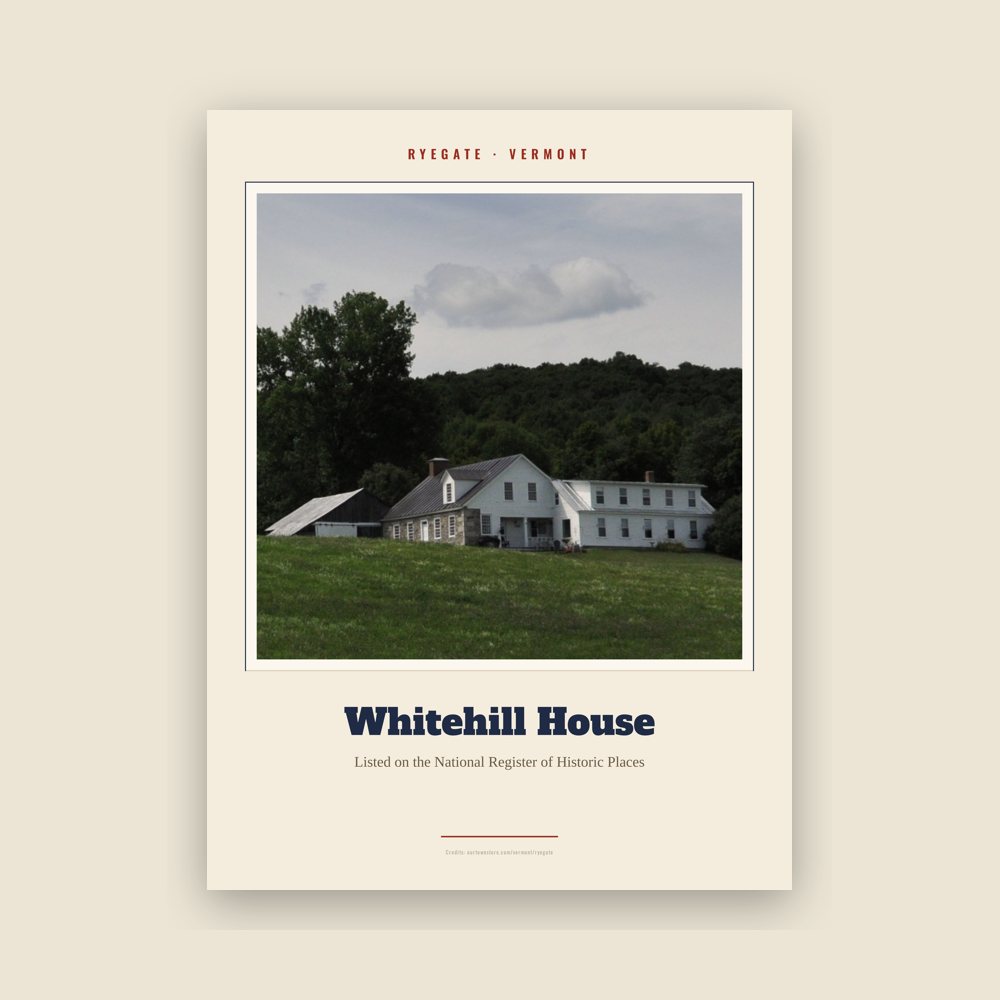 Ryegate Whitehill House Landmark Print