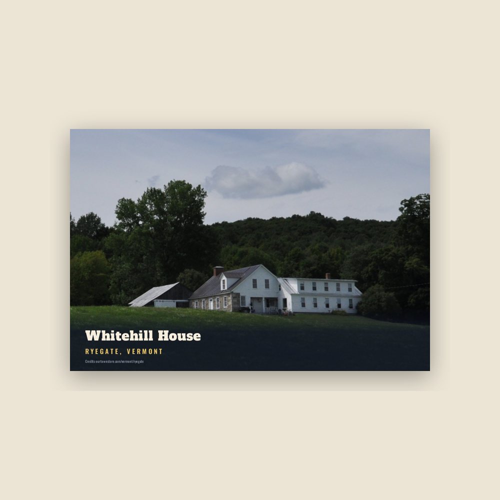 Ryegate Whitehill House Postcard