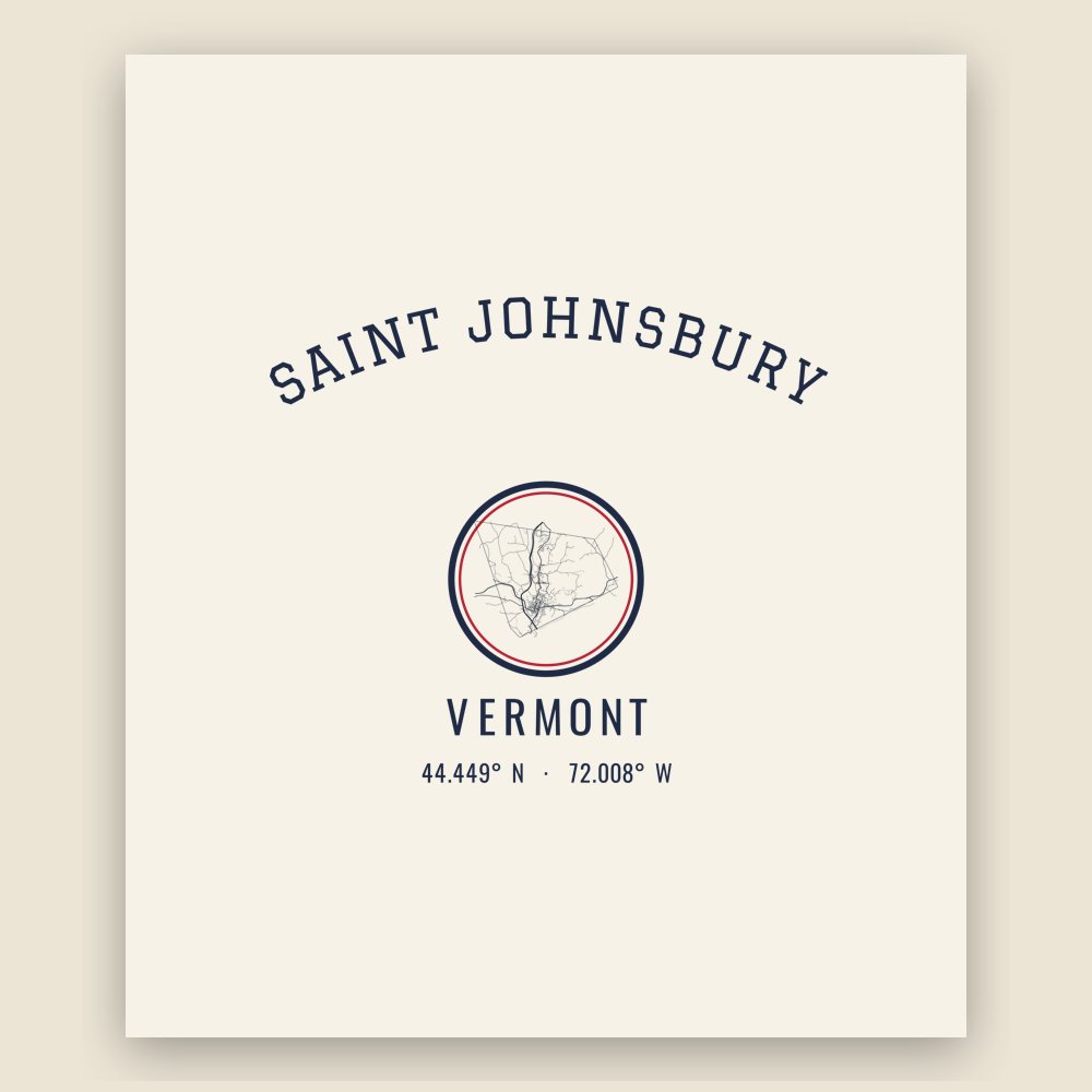 Saint Johnsbury Hometown Ornament