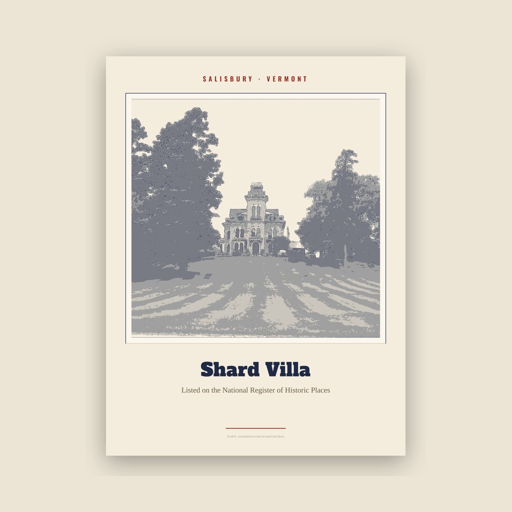 Salisbury Shard Villa Landmark Print