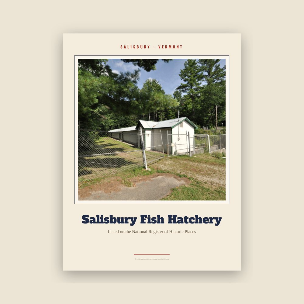 Salisbury Salisbury Fish Hatchery Landmark Print