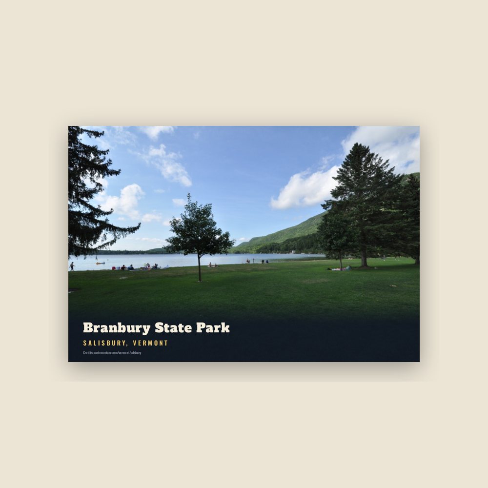 Salisbury Branbury State Park Postcard