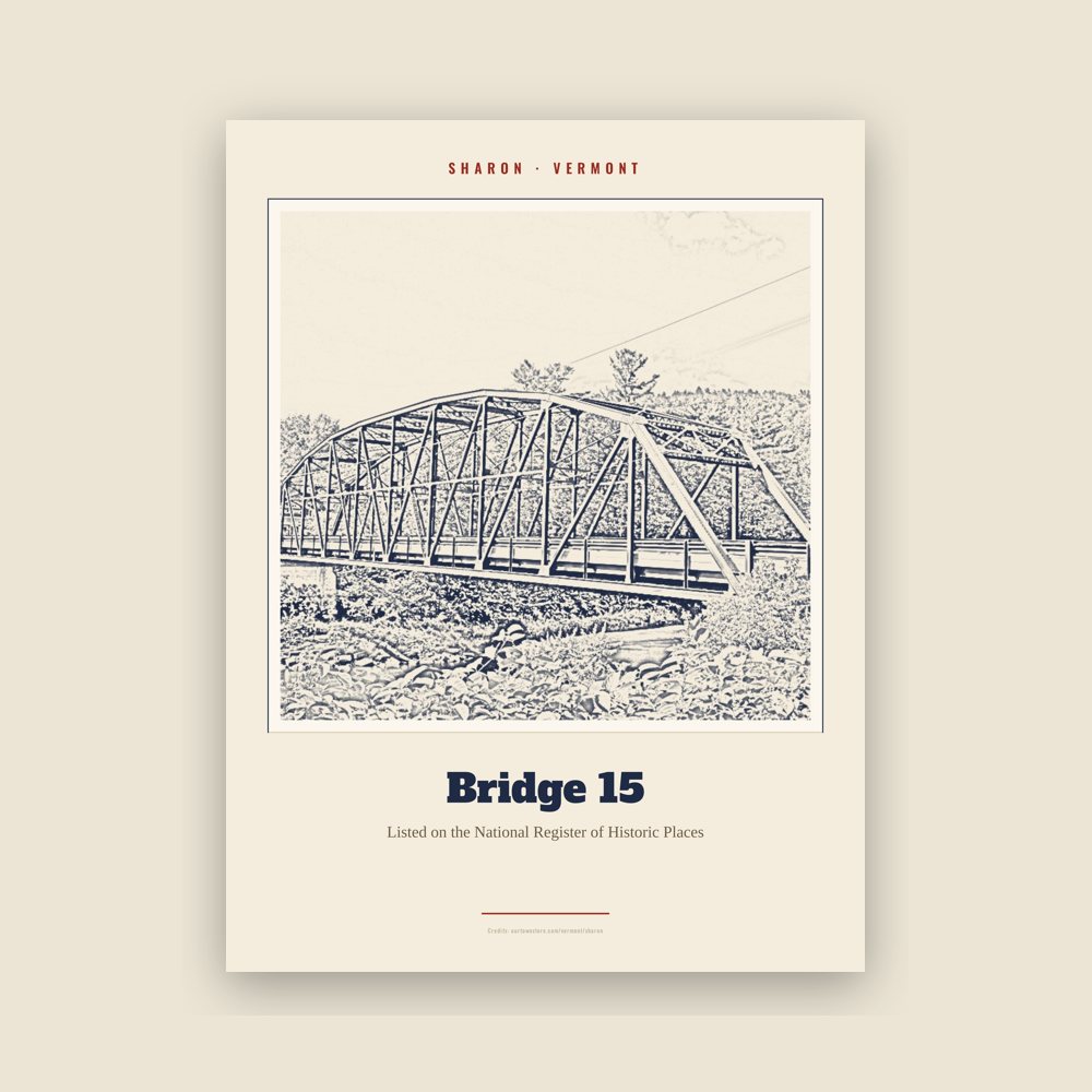 Sharon Bridge 15 Landmark Print