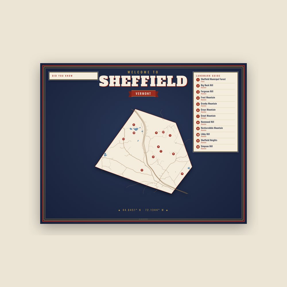 Sheffield Map Placemat