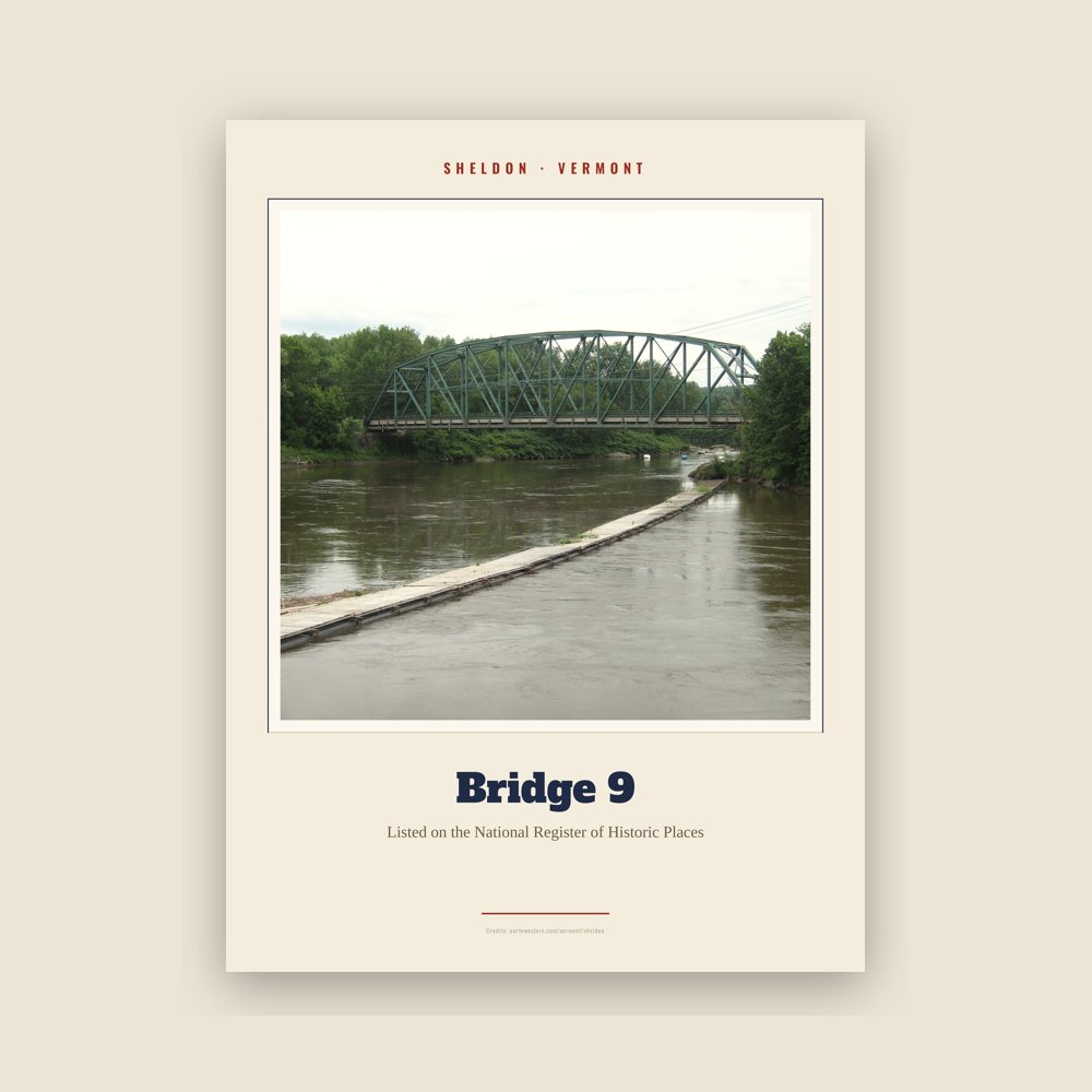 Sheldon Bridge 9 Landmark Print