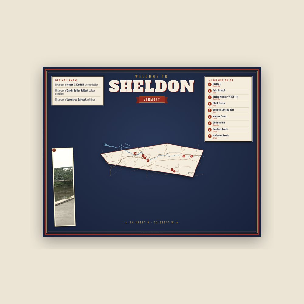 Sheldon Map Placemat