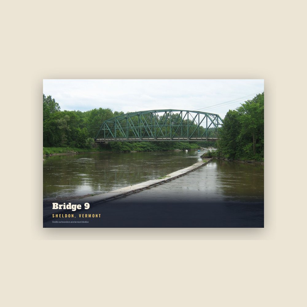 Sheldon Bridge 9 Postcard