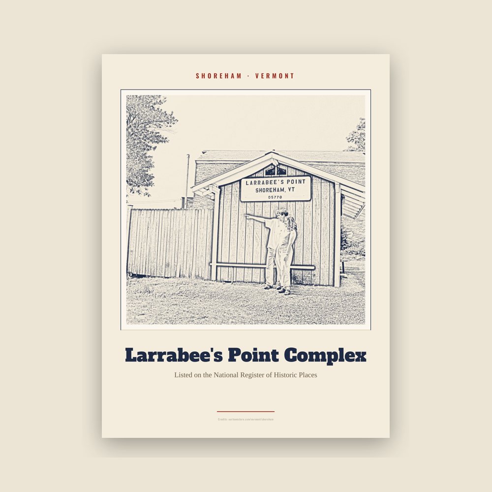 Shoreham Larrabee's Point Complex Landmark Print