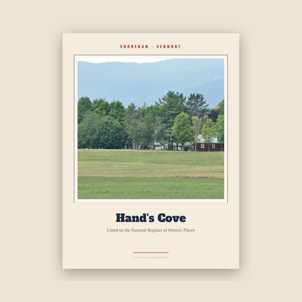 Shoreham Hand's Cove Landmark Print