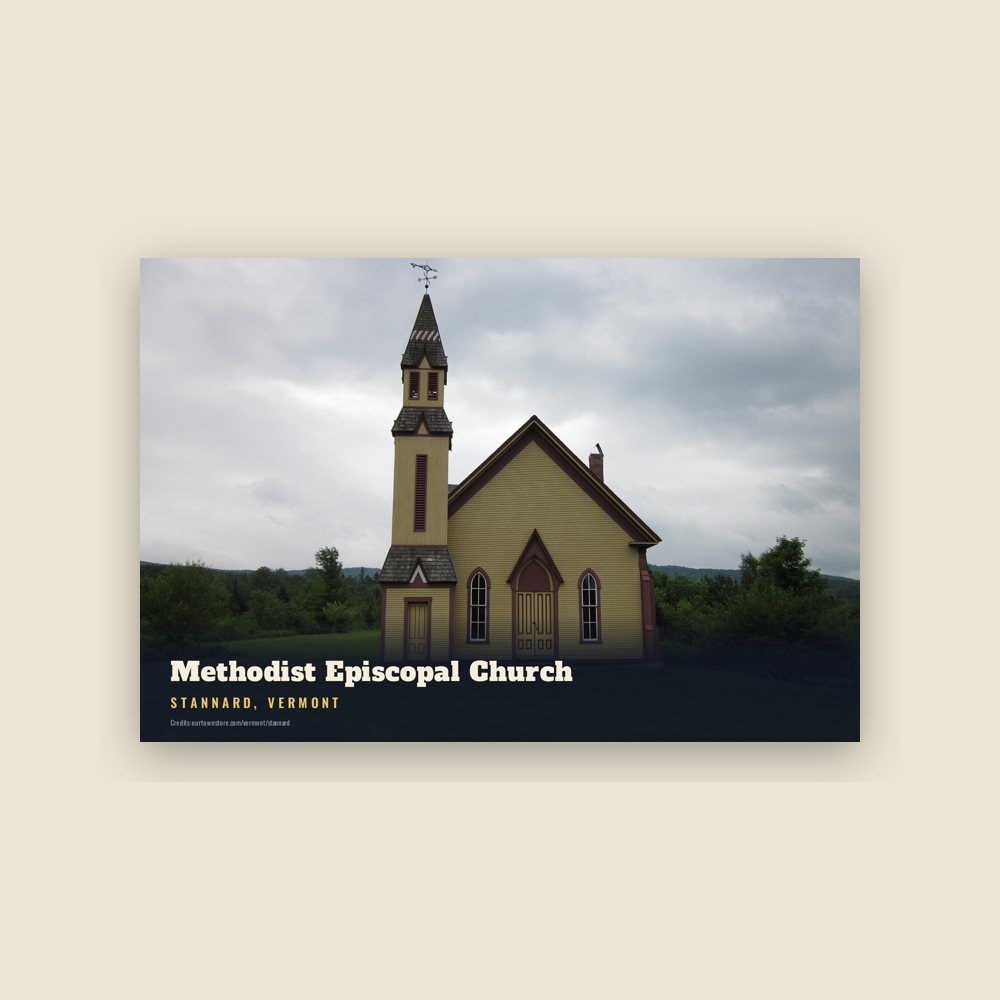 Stannard Methodist Episcopal Church Postcard