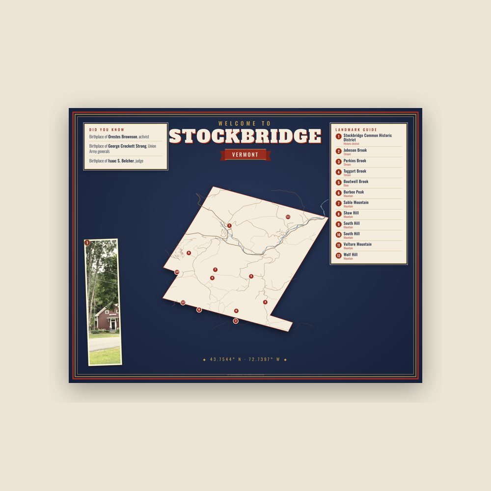 Stockbridge Map Placemat