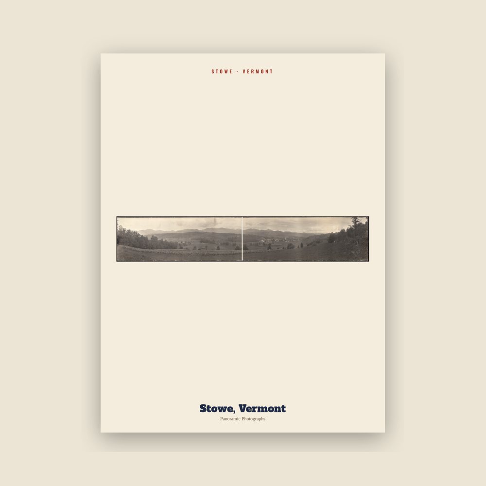 Stowe Stowe, Vermont Archive Print