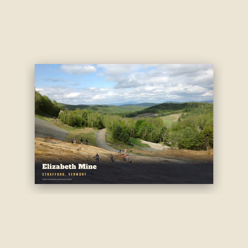 Strafford Elizabeth Mine Postcard