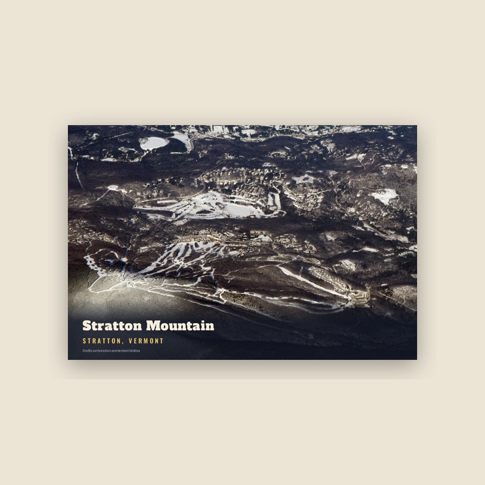 Stratton Stratton Mountain Postcard