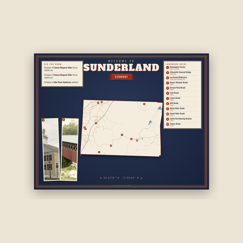 Sunderland Map Placemat