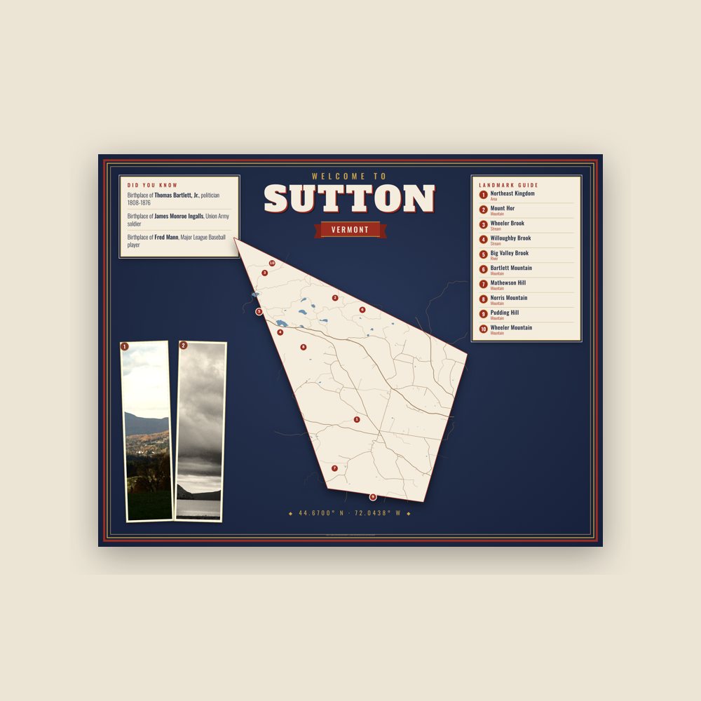 Sutton Map Placemat