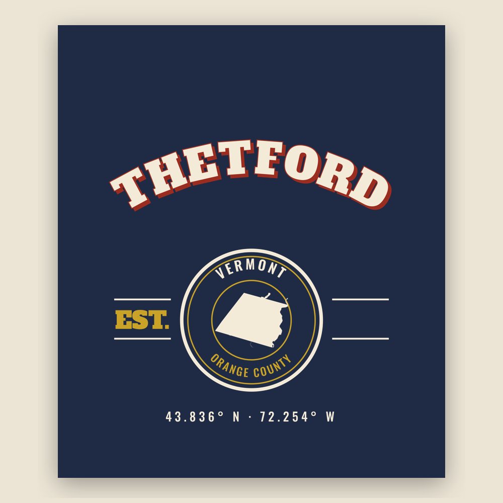 Thetford Varsity Crewneck