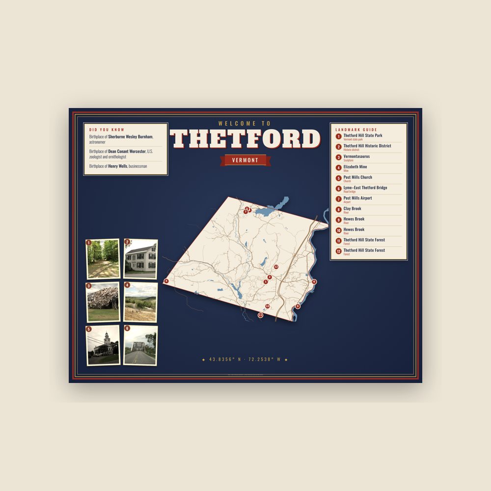 Thetford Map Placemat