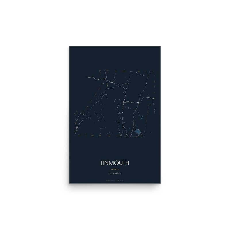 Tinmouth Street Map Poster · Midnight