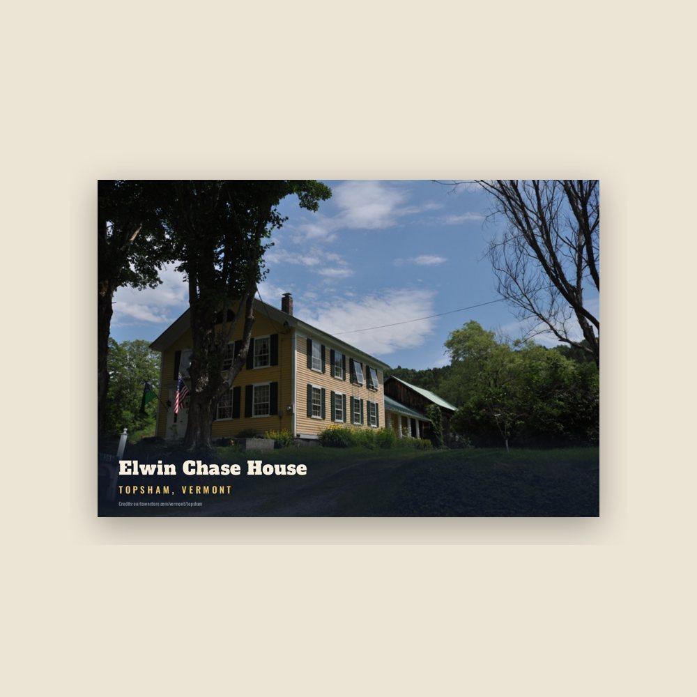 Topsham Elwin Chase House Postcard