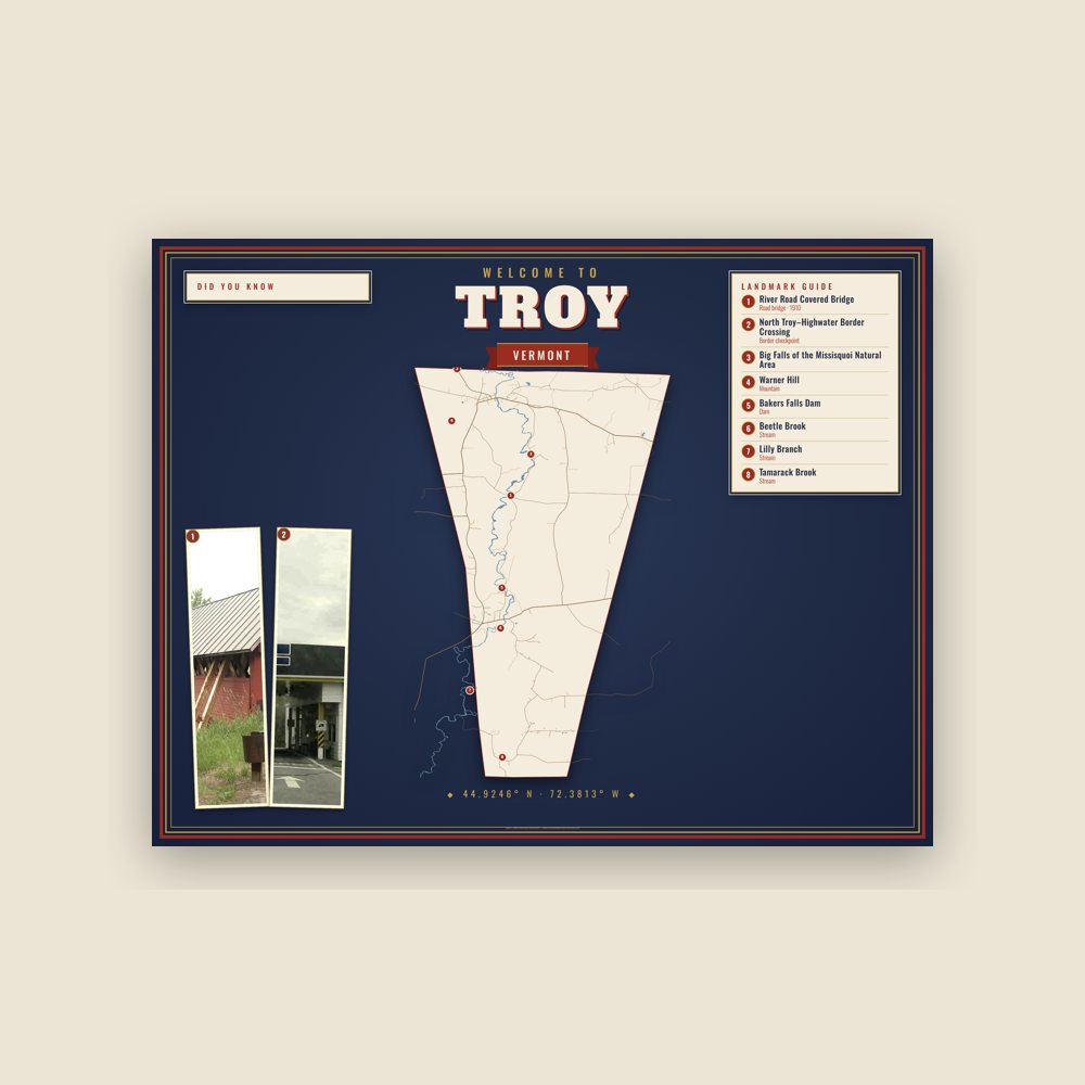 Troy Map Placemat