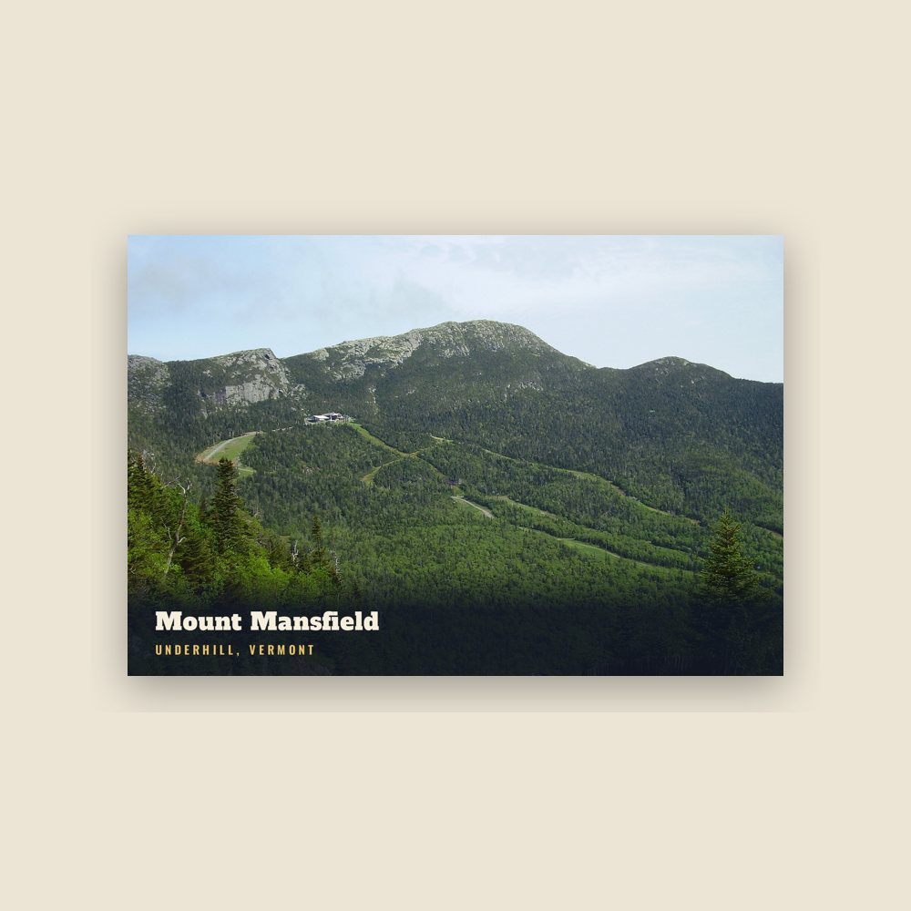 Underhill Mount Mansfield Postcard