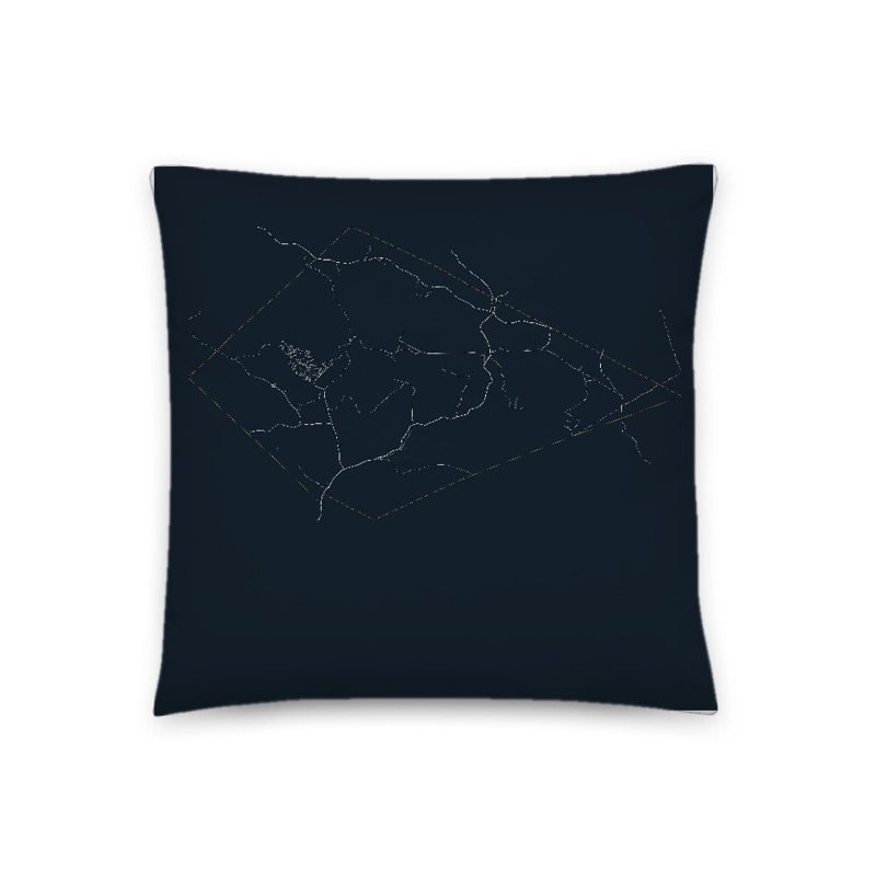 Victory Map Throw Pillow