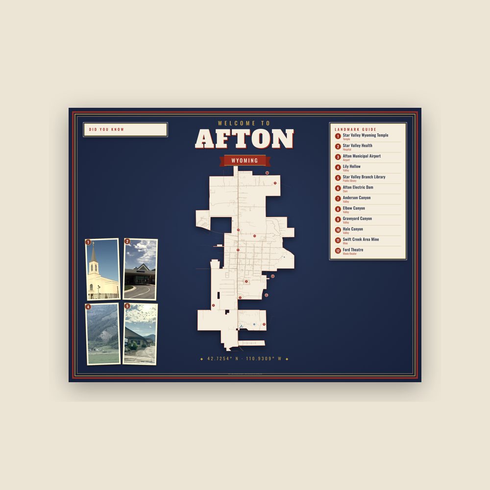 Afton Map Placemat
