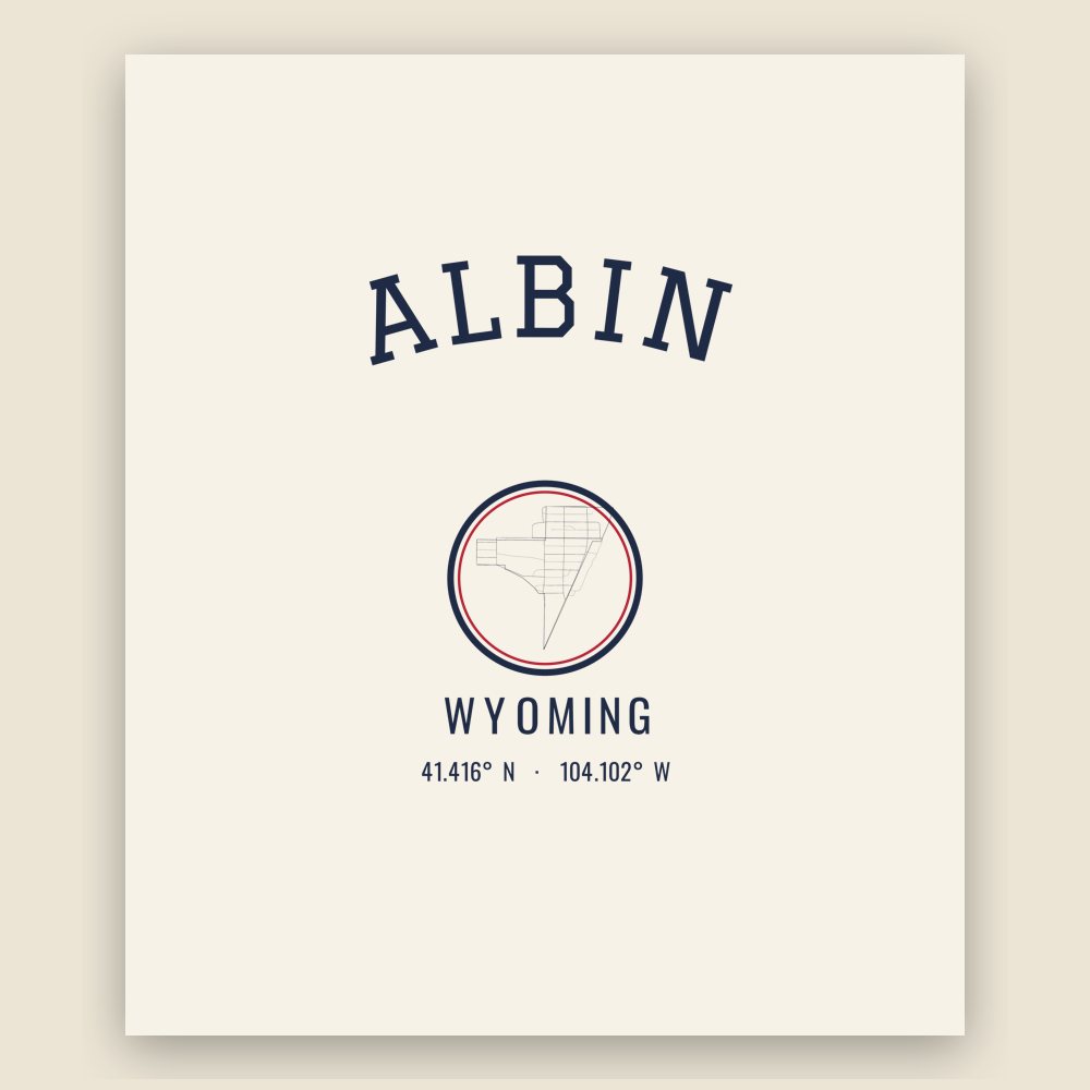 Albin Hometown Ornament