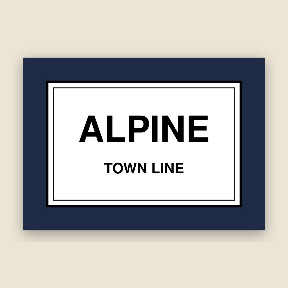 Alpine Town Line Mug