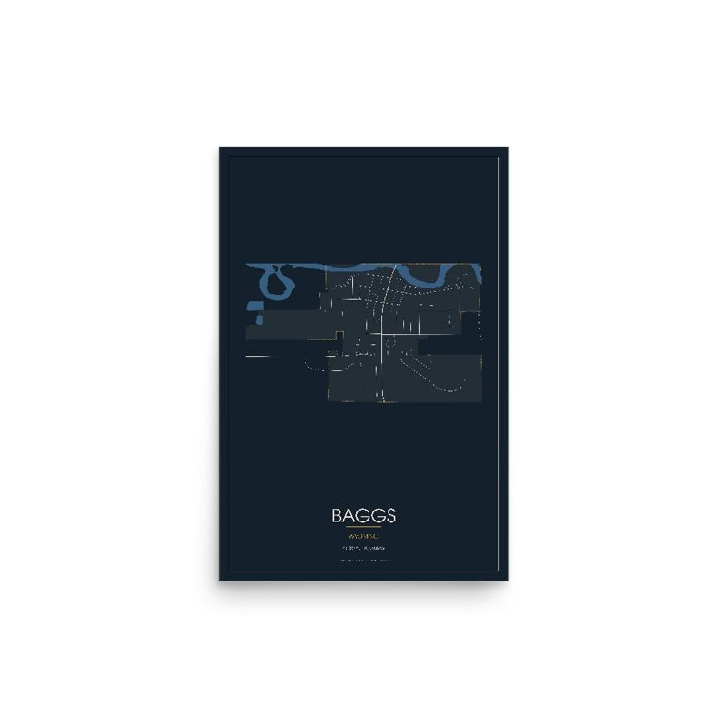 Baggs Street Map Poster · Midnight
