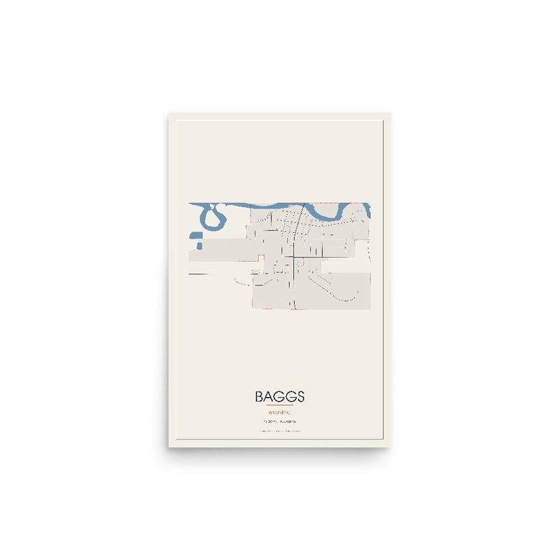 Baggs Street Map Poster · Linen