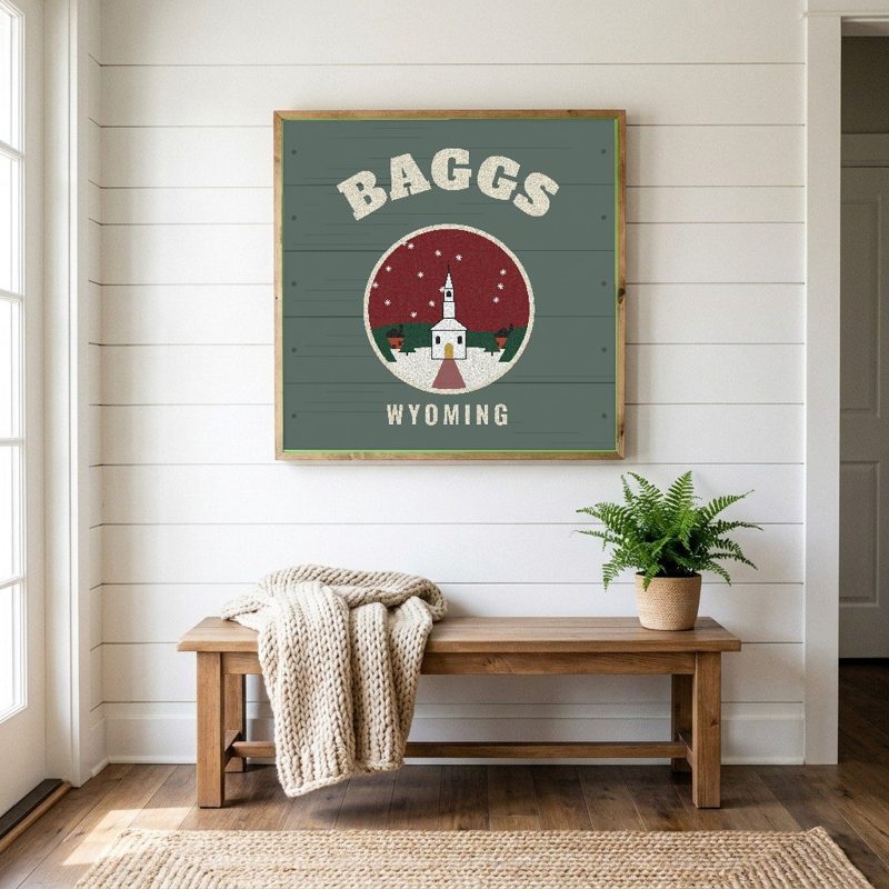 Baggs Hometown Wood Sign