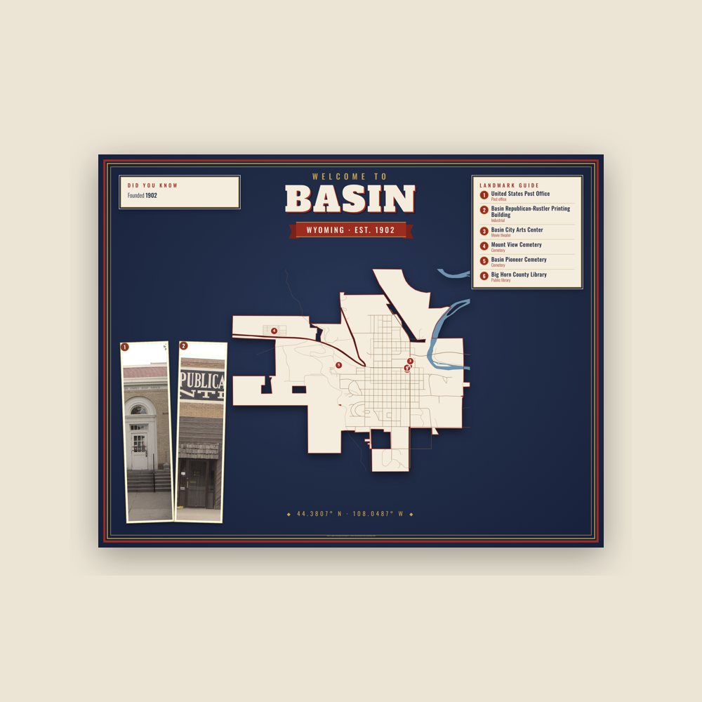 Basin Map Placemat