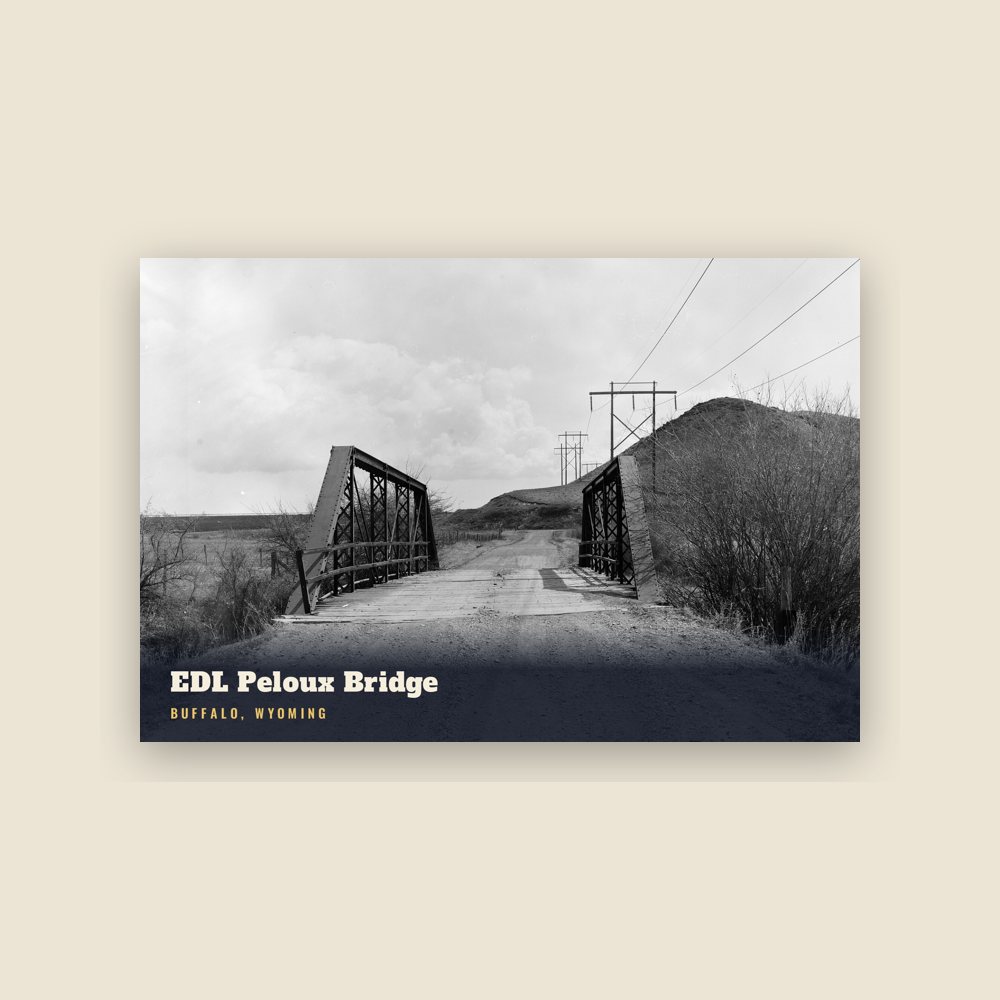 Buffalo EDL Peloux Bridge Postcard