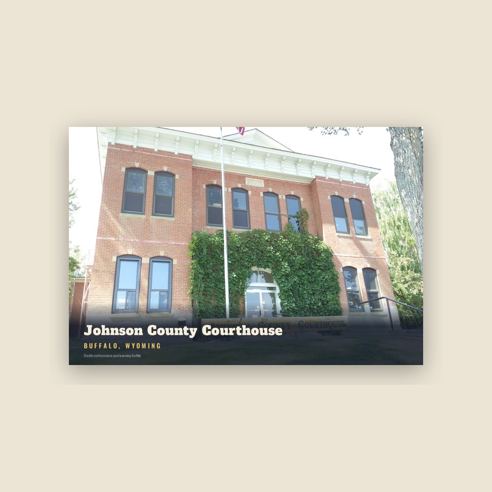 Buffalo Johnson County Courthouse Postcard