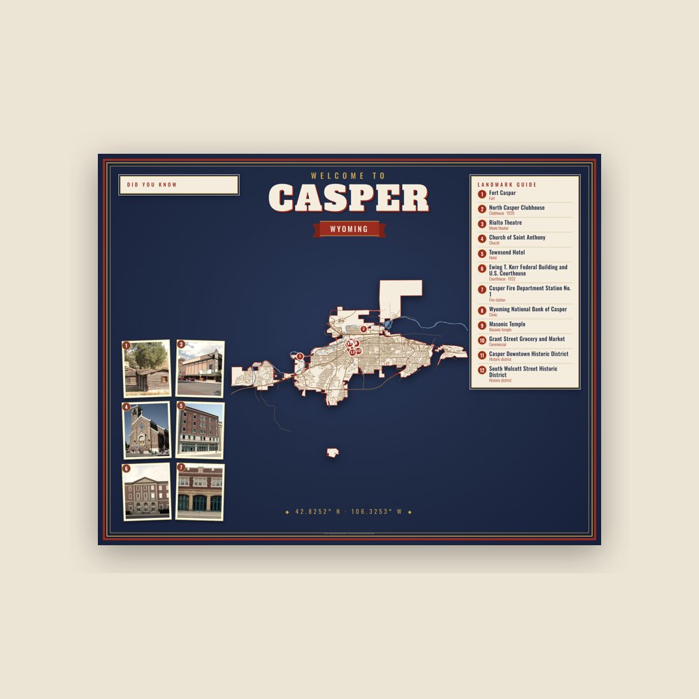 Casper Map Placemat