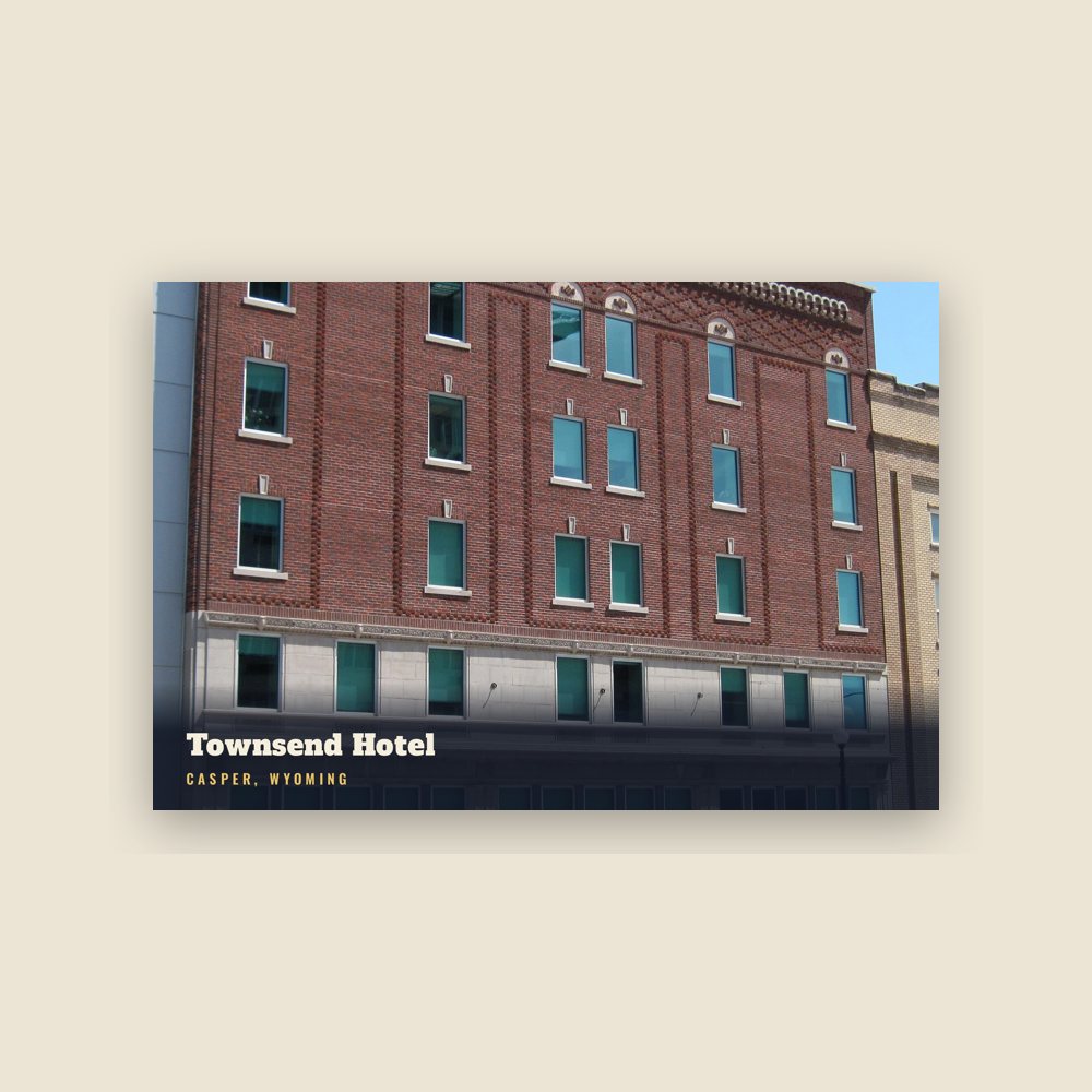 Casper Townsend Hotel Postcard