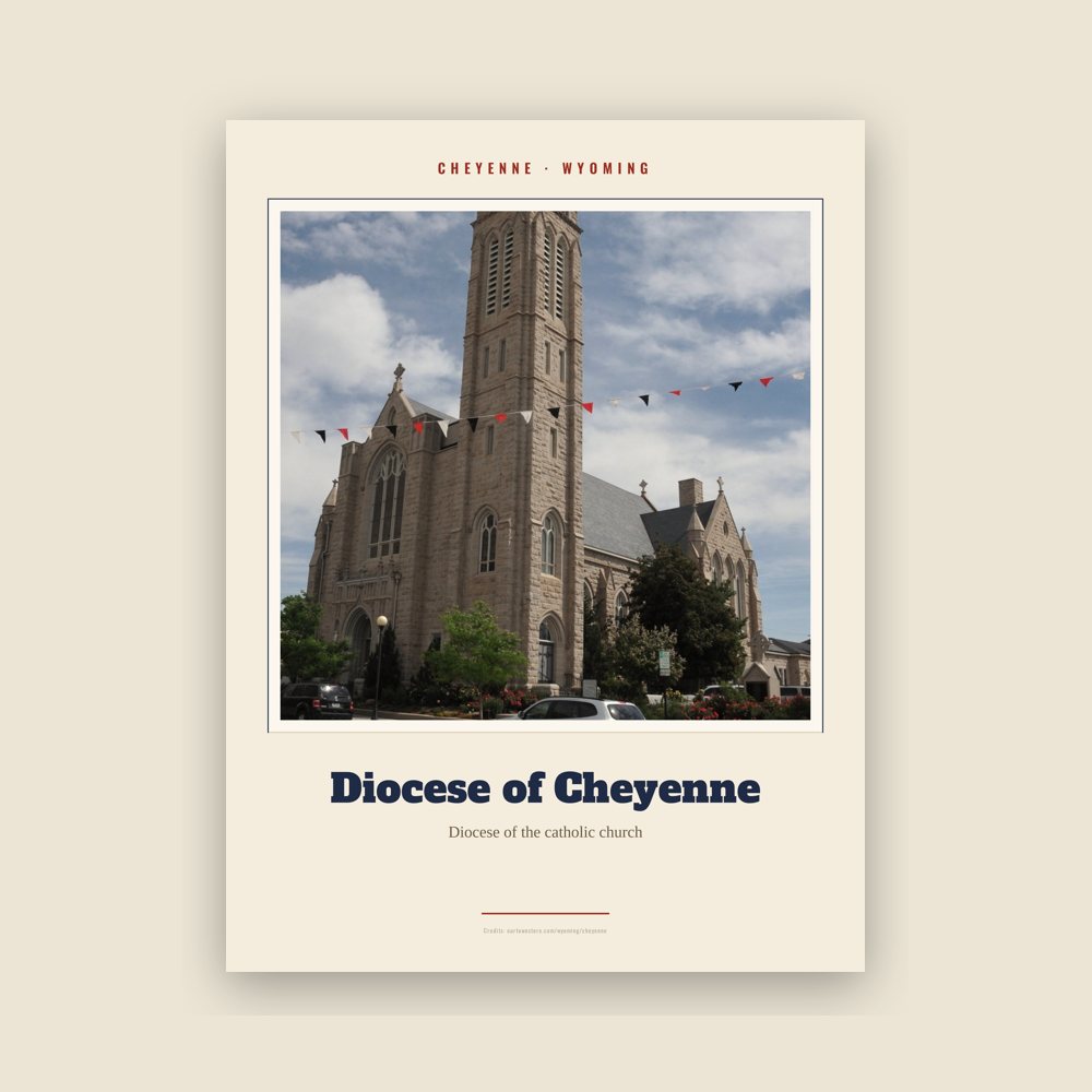 Cheyenne Diocese of Cheyenne Landmark Print
