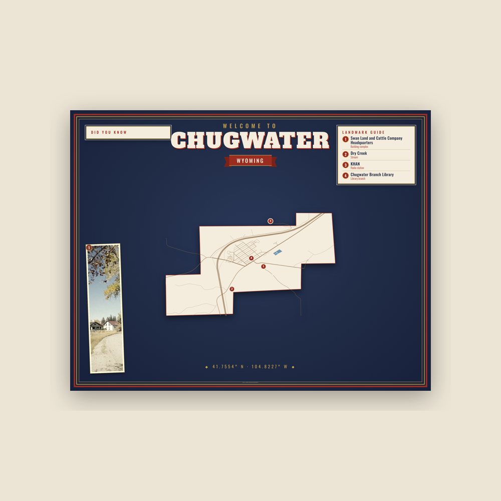 Chugwater Map Placemat