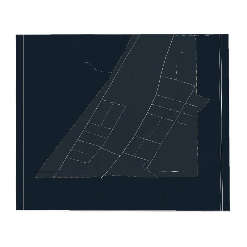 Clearmont Street Map Throw Blanket