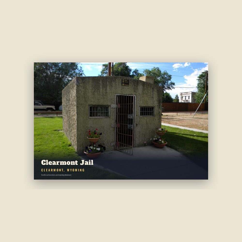 Clearmont Clearmont Jail Postcard