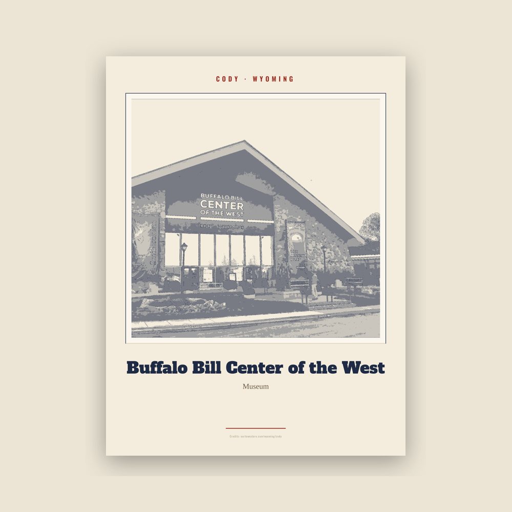 Cody Buffalo Bill Center of the West Landmark Print