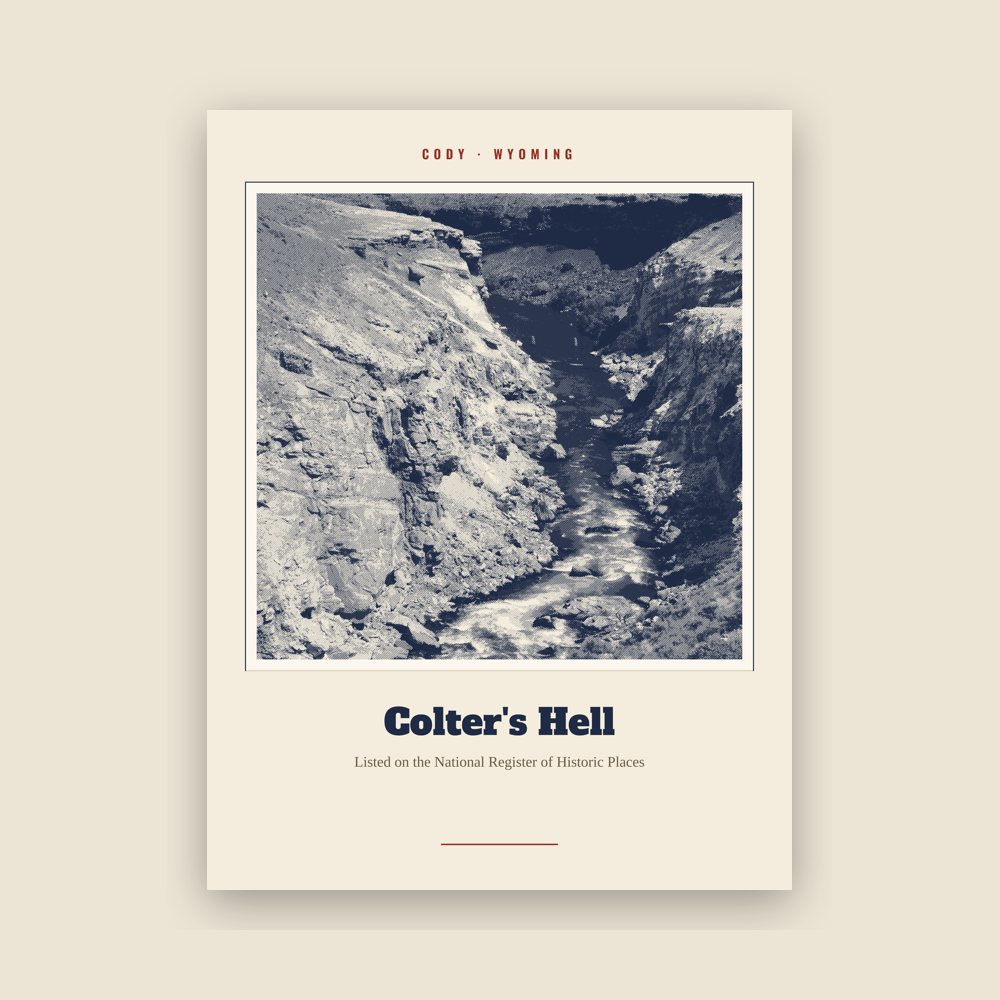 Cody Colter's Hell Landmark Print